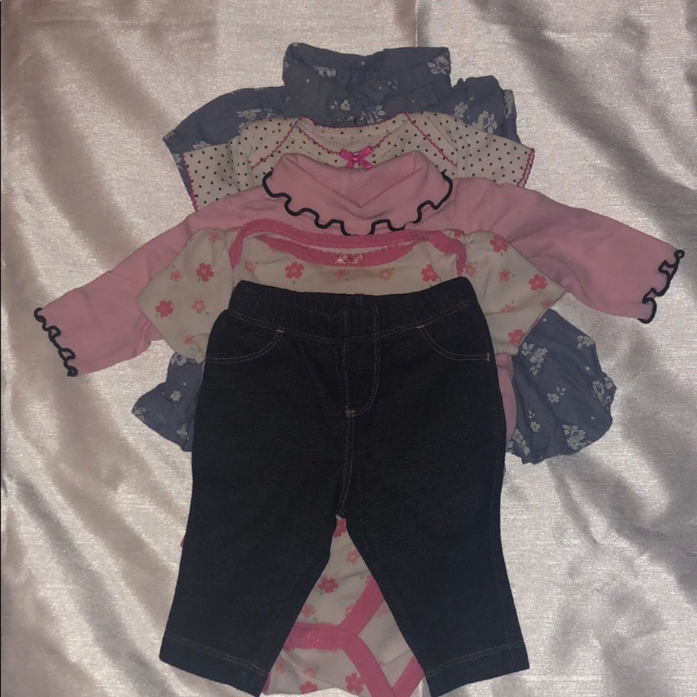 Baby Girl Mixed Clothing Bundle. Sz 3/6 Mo